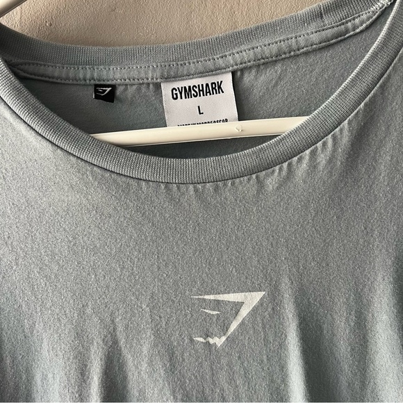 Gymshark Men’s Hybrid Wellness Salt Blur Long Sleeve T-Shirt Size Large - Picture 2 of 5